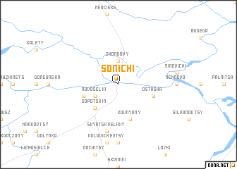 map of Sonichi