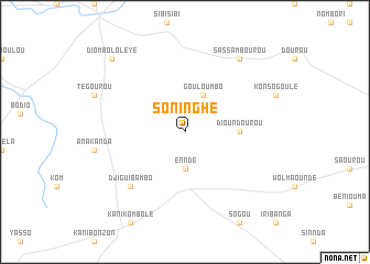 map of Soninghé