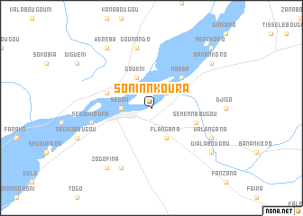 map of Soninnkoura