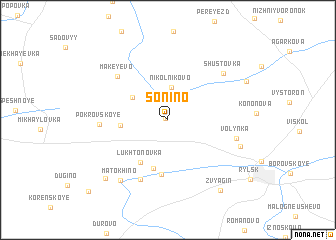 map of Sonino