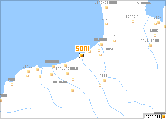 map of Soni