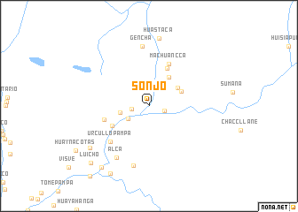 map of Sonjo