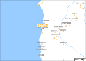 map of Sonjo