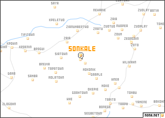 map of Sonkale