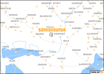 map of Sonkokounda