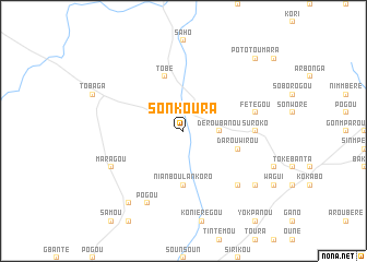 map of Sonkoura