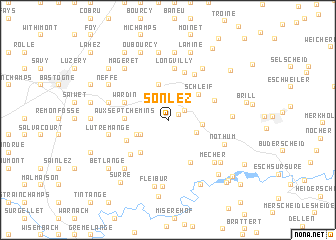 map of Sonlez