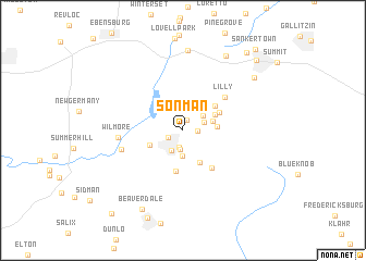 map of Sonman