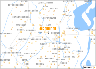 map of Son Miāni