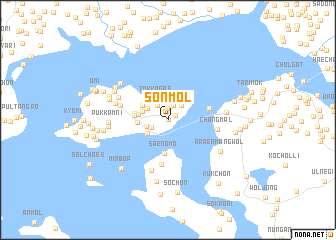 map of Sŏnmŏl