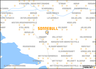 map of Sönnebüll