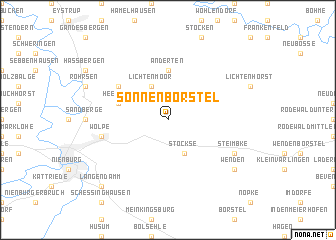 map of Sonnenborstel