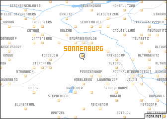 map of Sonnenburg