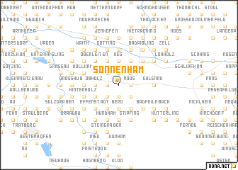 map of Sonnenham