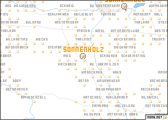 map of Sonnenholz