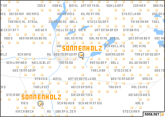 map of Sonnenholz