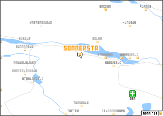 map of Sönnersta