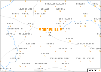 map of Sonneville