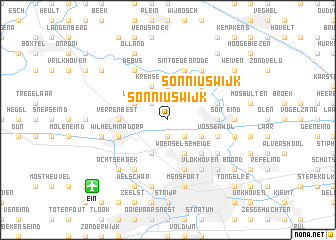 map of Sonniuswijk