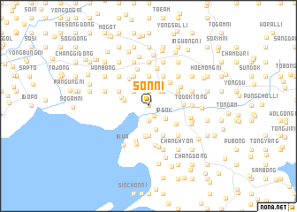map of Sŏn-ni