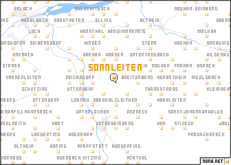 map of Sonnleiten