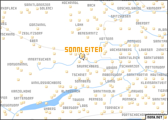 map of Sonnleiten