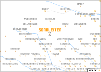 map of Sonnleiten