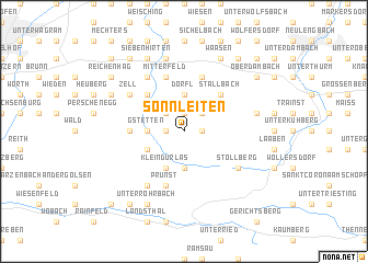 map of Sonnleiten