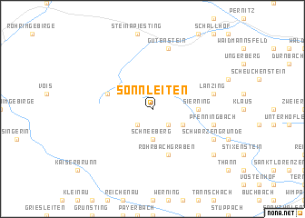 map of Sonnleiten