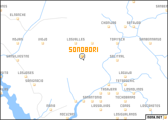 map of Sonoborí