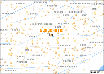 map of Sono Khātri