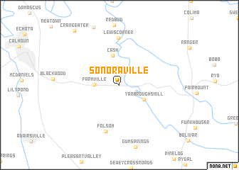 map of Sonoraville