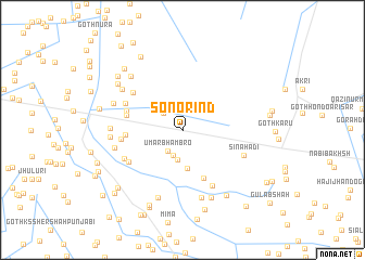 map of Sono Rind