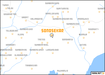 map of Sonosekar