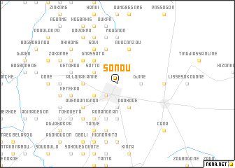 map of Sonou
