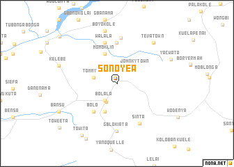 map of Sonoyea