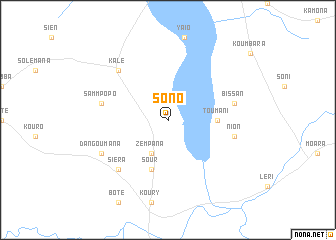 map of Sono