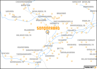 map of Sonqorābād