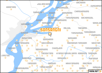 map of Sŏnsang-ni