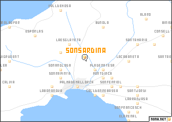 map of Son Sardina