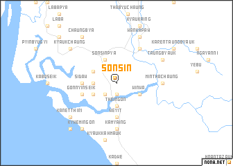 map of Sonsin