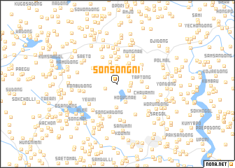 map of Sŏnsŏng-ni