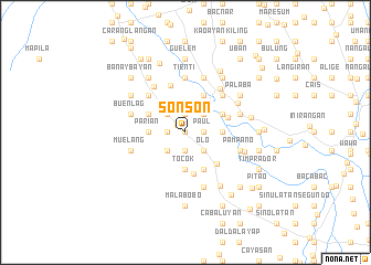 map of Sonson