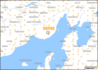 map of Sŏnso