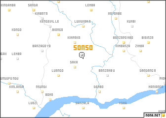 map of Sonso