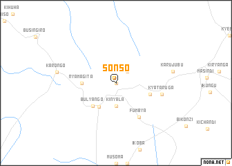 map of Sonso