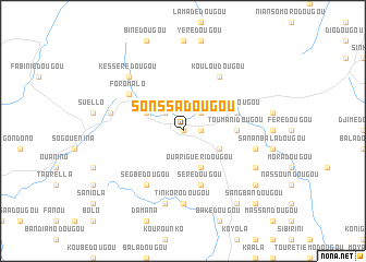 map of Sonssadougou