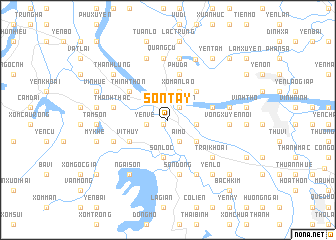 map of Sơn Tây