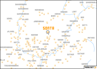 map of Sonta