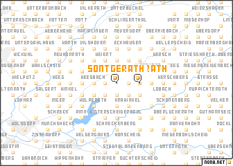 map of Söntgerath